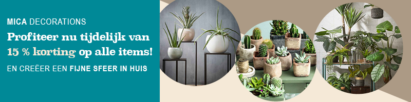 Mica Decorations 15% korting