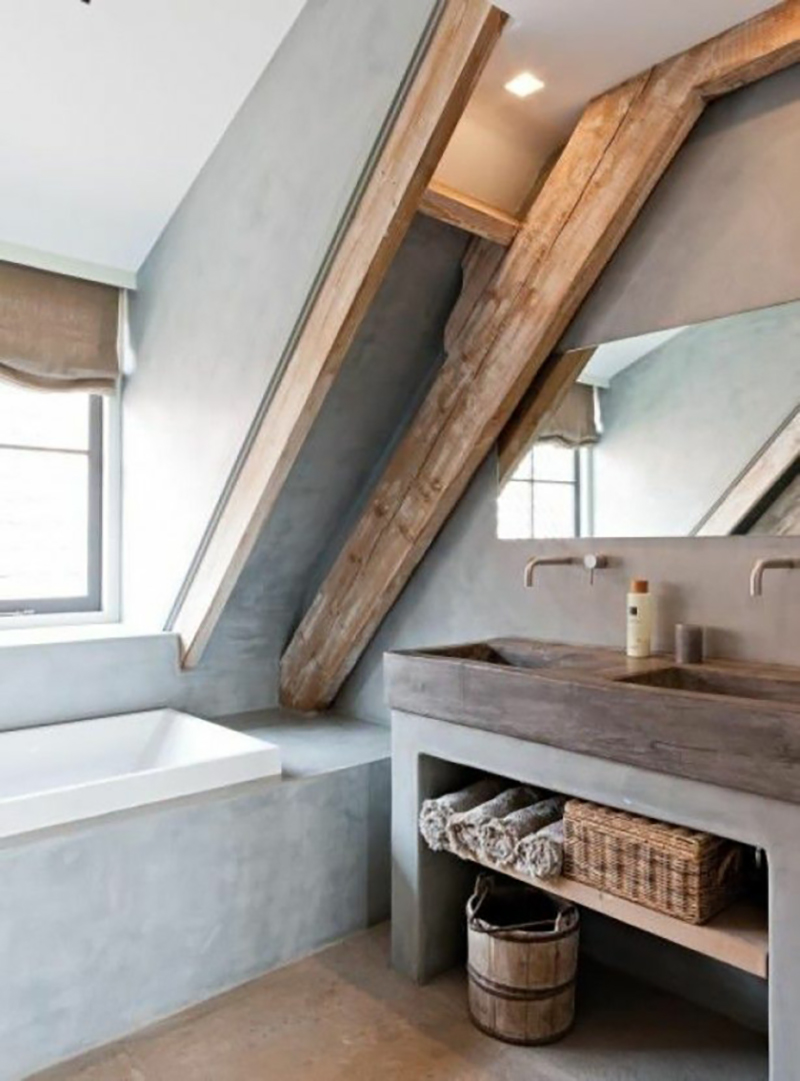 10x the most beautiful bathrooms with concrete everything you ...